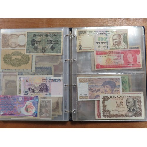 1203 - World (175), a collection in album including British West Africa, India, Malta,East African Currency... 