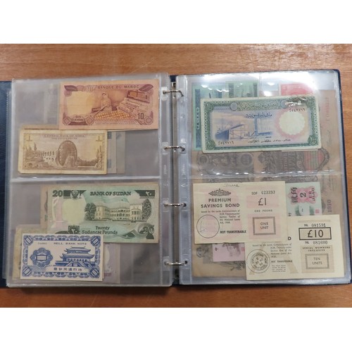 1203 - World (175), a collection in album including British West Africa, India, Malta,East African Currency... 