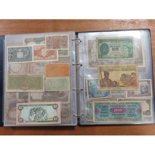 1203 - World (175), a collection in album including British West Africa, India, Malta,East African Currency... 