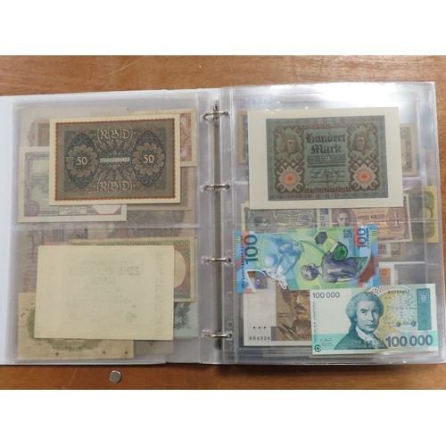 1206 - World (198), a collection in album including East African Currency Board, Tahiti, Malta, Egypt, Tuni... 