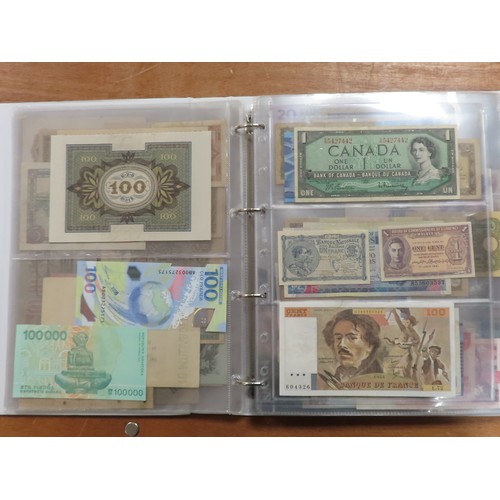 1206 - World (198), a collection in album including East African Currency Board, Tahiti, Malta, Egypt, Tuni... 