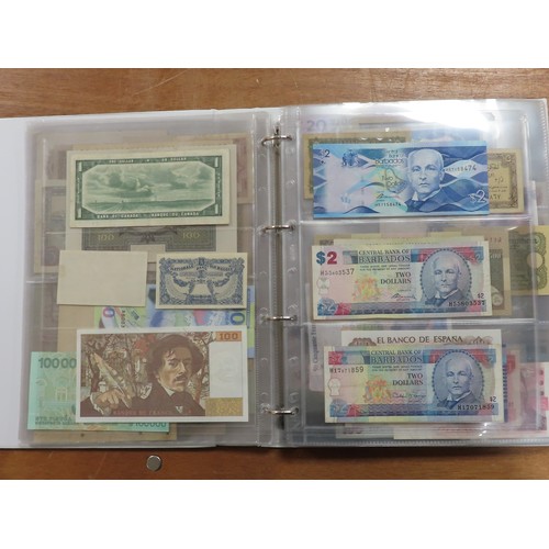 1206 - World (198), a collection in album including East African Currency Board, Tahiti, Malta, Egypt, Tuni... 