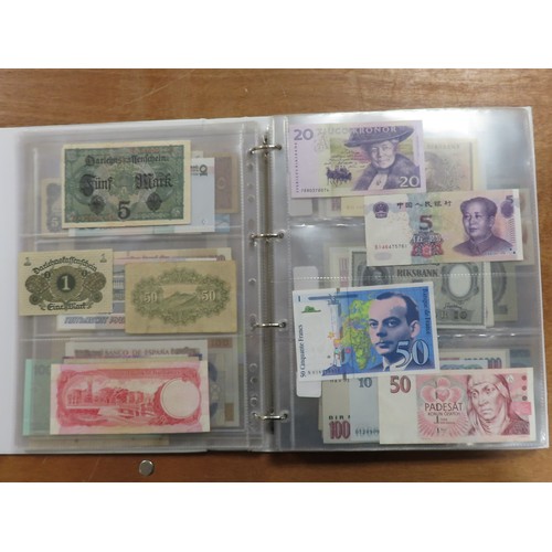 1206 - World (198), a collection in album including East African Currency Board, Tahiti, Malta, Egypt, Tuni... 