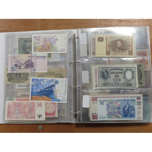 1206 - World (198), a collection in album including East African Currency Board, Tahiti, Malta, Egypt, Tuni... 