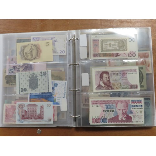 1206 - World (198), a collection in album including East African Currency Board, Tahiti, Malta, Egypt, Tuni... 