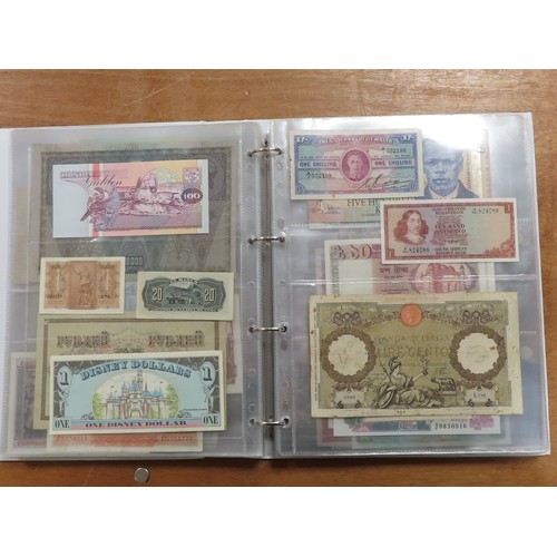 1206 - World (198), a collection in album including East African Currency Board, Tahiti, Malta, Egypt, Tuni... 