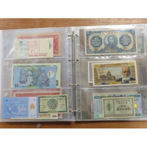 1206 - World (198), a collection in album including East African Currency Board, Tahiti, Malta, Egypt, Tuni... 