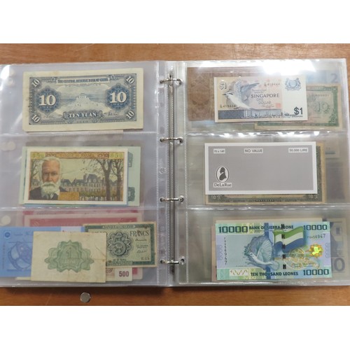 1206 - World (198), a collection in album including East African Currency Board, Tahiti, Malta, Egypt, Tuni... 