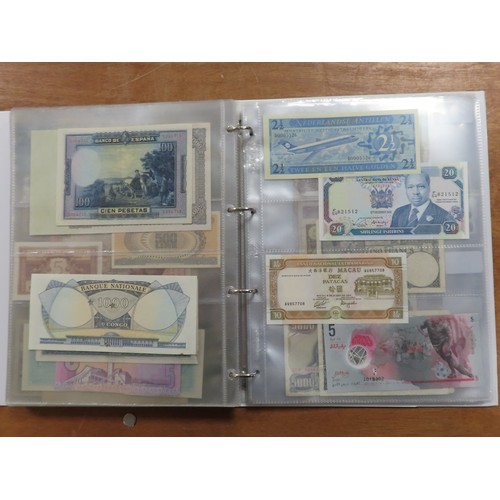 1206 - World (198), a collection in album including East African Currency Board, Tahiti, Malta, Egypt, Tuni... 