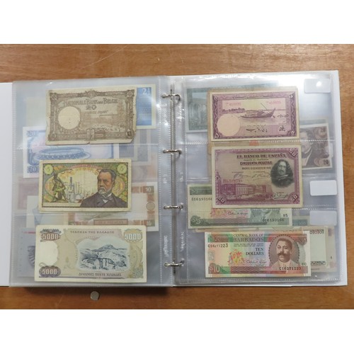 1206 - World (198), a collection in album including East African Currency Board, Tahiti, Malta, Egypt, Tuni... 