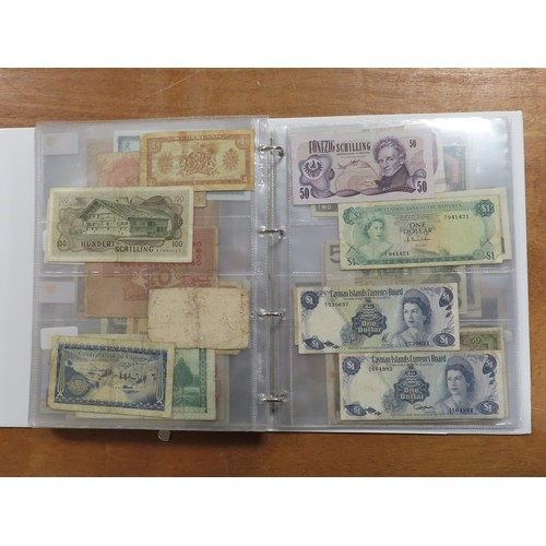 1206 - World (198), a collection in album including East African Currency Board, Tahiti, Malta, Egypt, Tuni... 