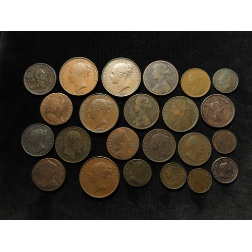 1780 - GB Copper & Bronze (160) 17th-20thC assortment, mixed grade.