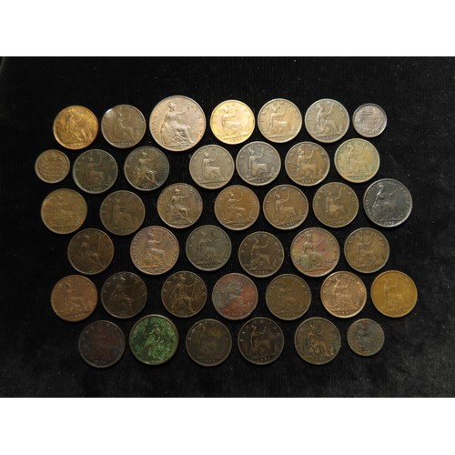 1780 - GB Copper & Bronze (160) 17th-20thC assortment, mixed grade.