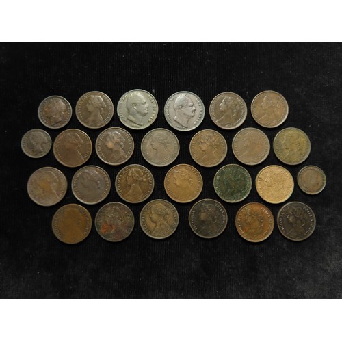 1780 - GB Copper & Bronze (160) 17th-20thC assortment, mixed grade.