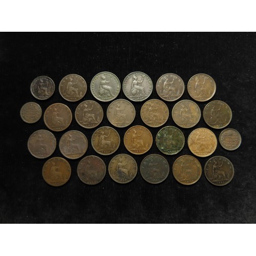 1780 - GB Copper & Bronze (160) 17th-20thC assortment, mixed grade.