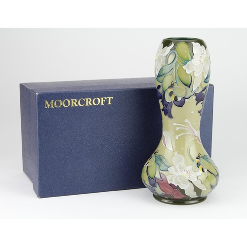 791 - Moorcroft 'Bees & Flower' Vase by Nicola Slaney. Limited edition (no 94/150). Height measures 24cm. ... 