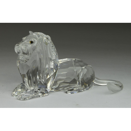 848 - Swarovski Crystal Glass, Annual Edition 1995 Inspiration Africa 'The Lion', boxed