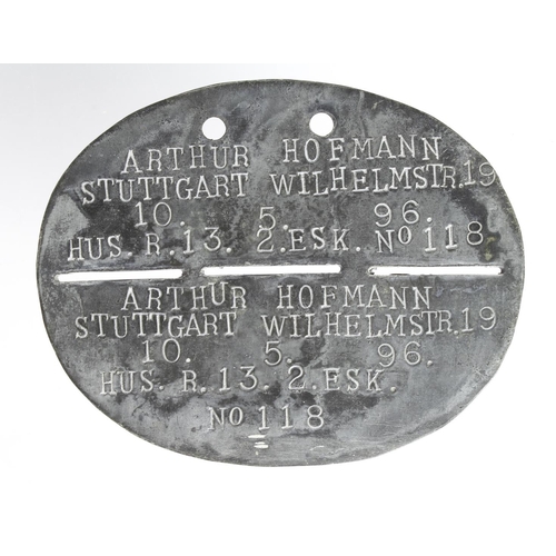 1097 - WW1 Imperial German Dog Tag