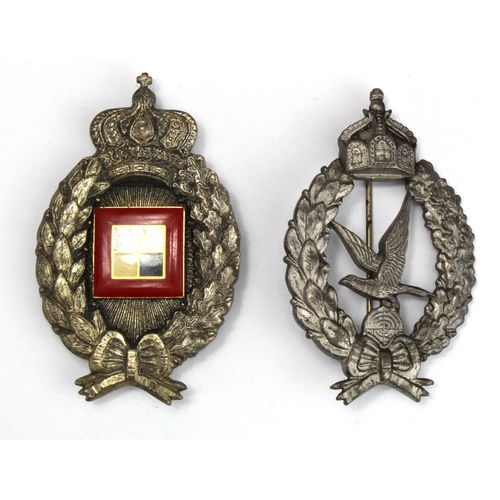 1099 - WW1 Imperial Pilots and Observers badges.