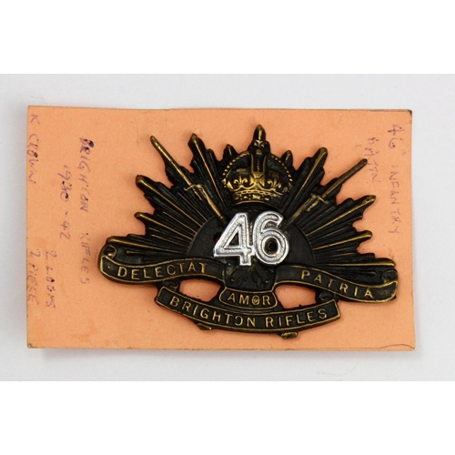 1178 - Badge Australia 46th Brighton Rifles