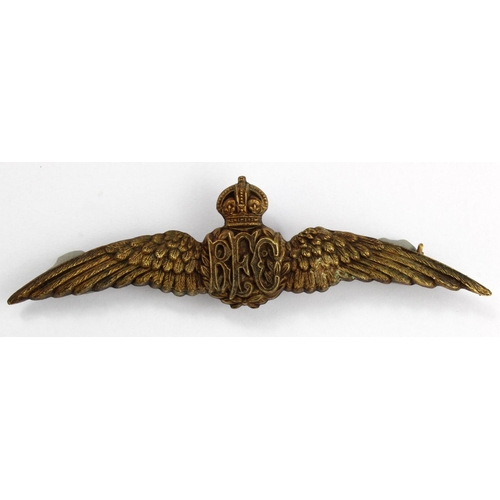 1184 - Badge RFC Bronzed Pilots early wings