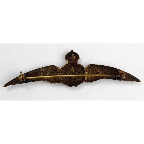 1184 - Badge RFC Bronzed Pilots early wings