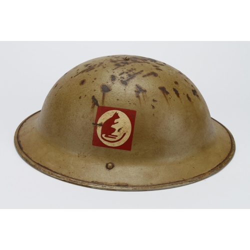 1768 - WW2 British 8th Army Helmet.