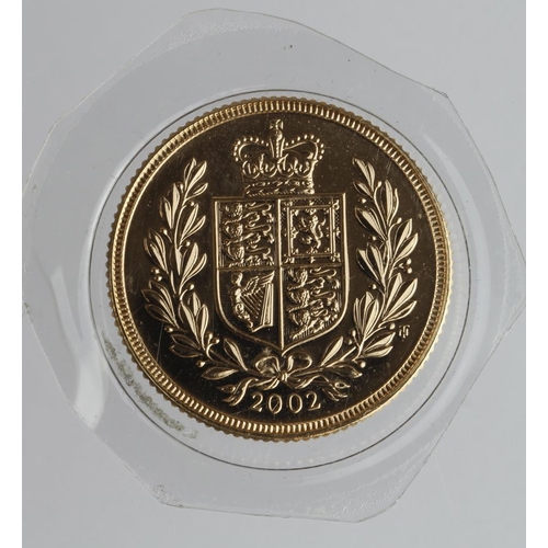 1888 - Sovereign 2002 (Shield back) BU still sealed