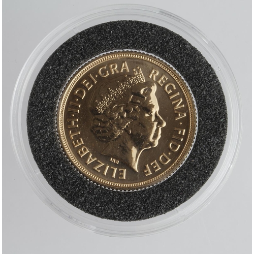 1898 - Sovereign 2012 BU in a hard plastic capsule