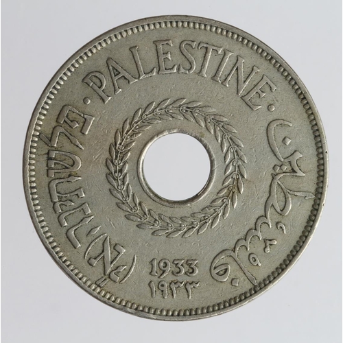 2045 - Palestine cupro-nickel 20 Mils 1933 VF