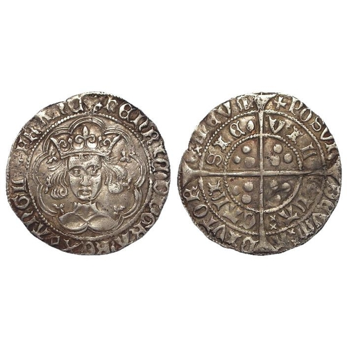 2135 - Henry VI silver Groat, Pinecone-Mascle Issue 1431-33, Calais Mint, S.1875, 3.49g, nice full round VF