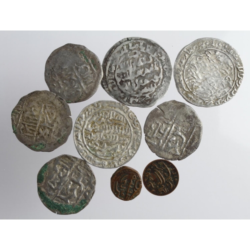 2138 - Islamic Coins (9) including 7x hammered silver.