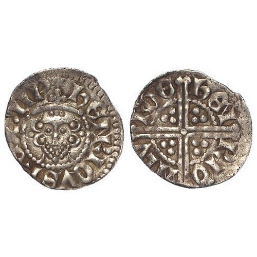 2145 - Long Cross silver Penny of Henry III, Class 3bc, London Mint, moneyer Henri, S.1363A, 1.47g, VF