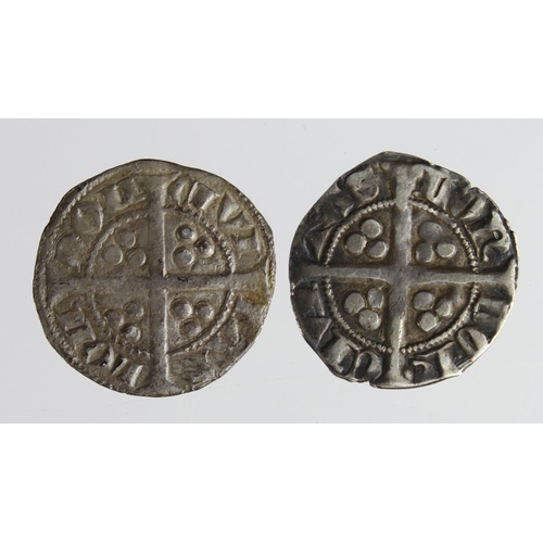 2149 - Plantagenet silver Pennies (2): Edward I, Class 10ab, London, S.1409, 1.29g, GF, and Edward III, rev... 