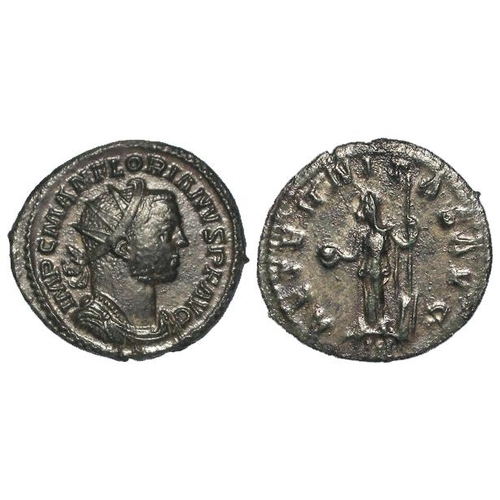 2167 - Roman Imperial: Florian AE Antoninianus, Lugdunum Mint 276AD. Rev: AETERNITAS AVG, Aeternitas stg. l... 