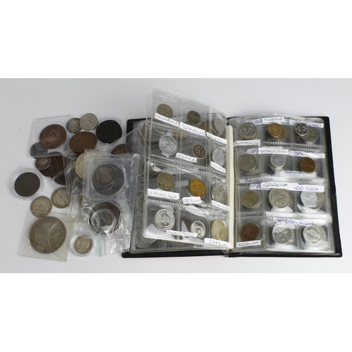 2225 - GB & World Coins (130) 17th to 20thC, mixed grade, silver noted; also Portuguese Angola countermarke... 