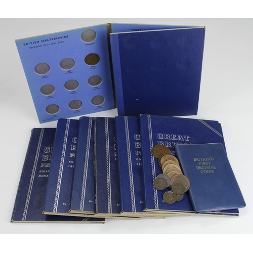 2238 - GB Coins (121) 19th-20thC, mostly bronze, noted: Pennies: 1898 GEF with lustre, flaw obv., 1898 EF w... 