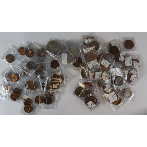 2246 - GB Coins: 44x Pennies 1937-1964, mostly George VI with lustre, including 3x 1940 double exergue EF+;... 