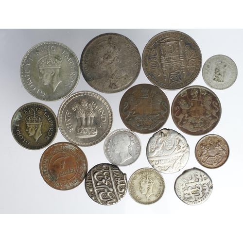 2384 - India (15) 19th-20thC assortment including silver.