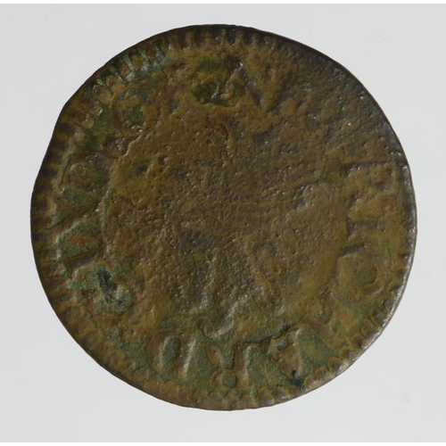 681 - Token, 17thC: Shorham Farthing of Richard Glyd, Sussex #161, rare, Fair.