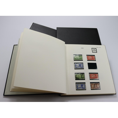 70 - GB collection of stamps QV to 1970 presented in 3 luxury SG Plymouth albums, line-engraved, surface-... 