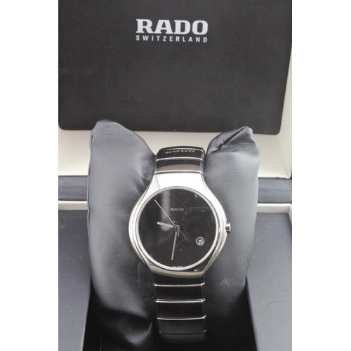 311 - Gents Rado DiaStar quartz wristwatch Model No 115. 0654. 3. Circa 2015/16. Boxed with paperwork, wor... 