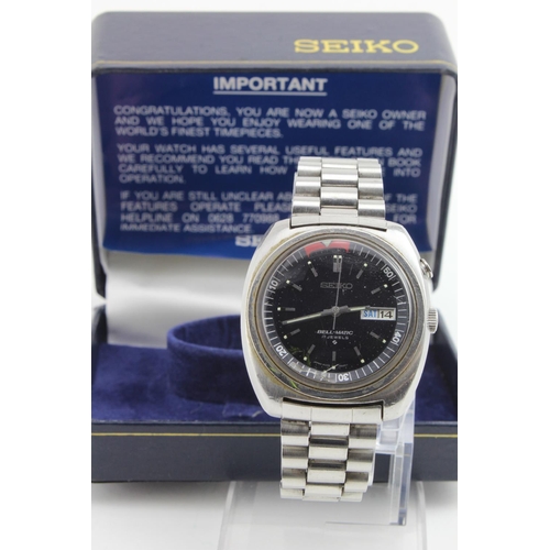 354 - Gents stainless steel cased Seiko 