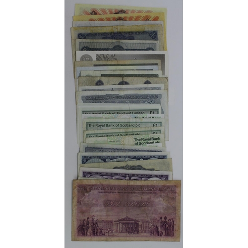 407 - Scotland (36), British Linen Bank (5) 5 Pounds dated 1962 & 1964, 1 Pound dated 1939, 1954 & 1968, C... 