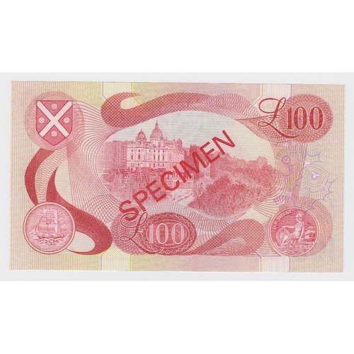 422 - Scotland, Bank of Scotland 100 Pounds dated 6th December 1971, SPECIMEN note signed Polwarth & Walke... 