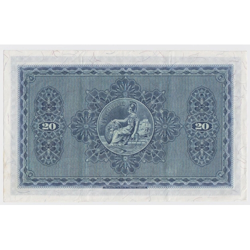 424 - Scotland, British Linen Bank 20 Pounds dated 14th February 1962, signed A.P. Anderson, serial G/5 08... 