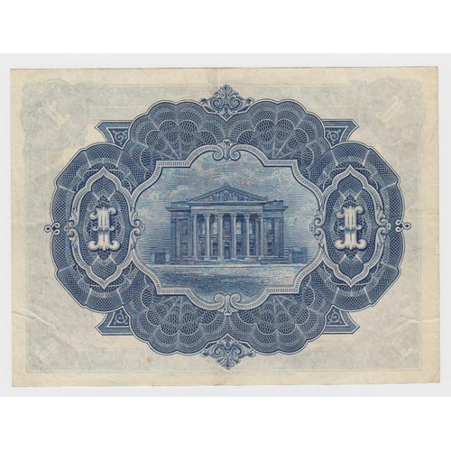 437 - Scotland, Commercial Bank of Scotland 1 Pound dated 31st October 1924, FIRST date of issue, serial 2... 