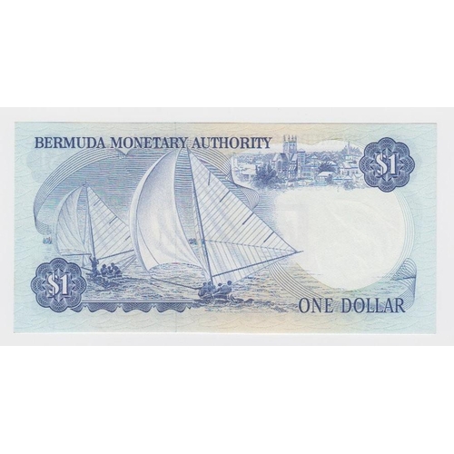 492 - Bermuda 1 Dollar dated 1st September 1979, 'Z/1' prefix REPLACEMENT note serial Z/1 089619 (TBB B201... 