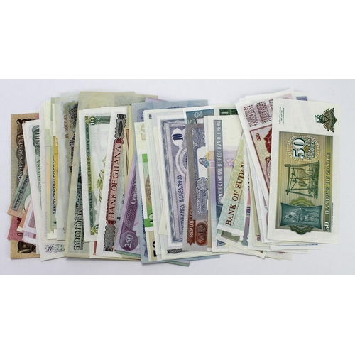 946 - World (159), a large collection of World notes, all different and all Uncirculated or about, no dupl... 