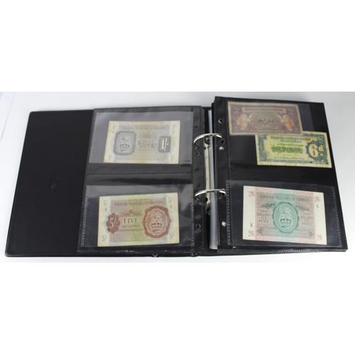 973 - World banknotes in album (136) plus POW and Naffi tokens (26), the majority WW2 issues including som... 